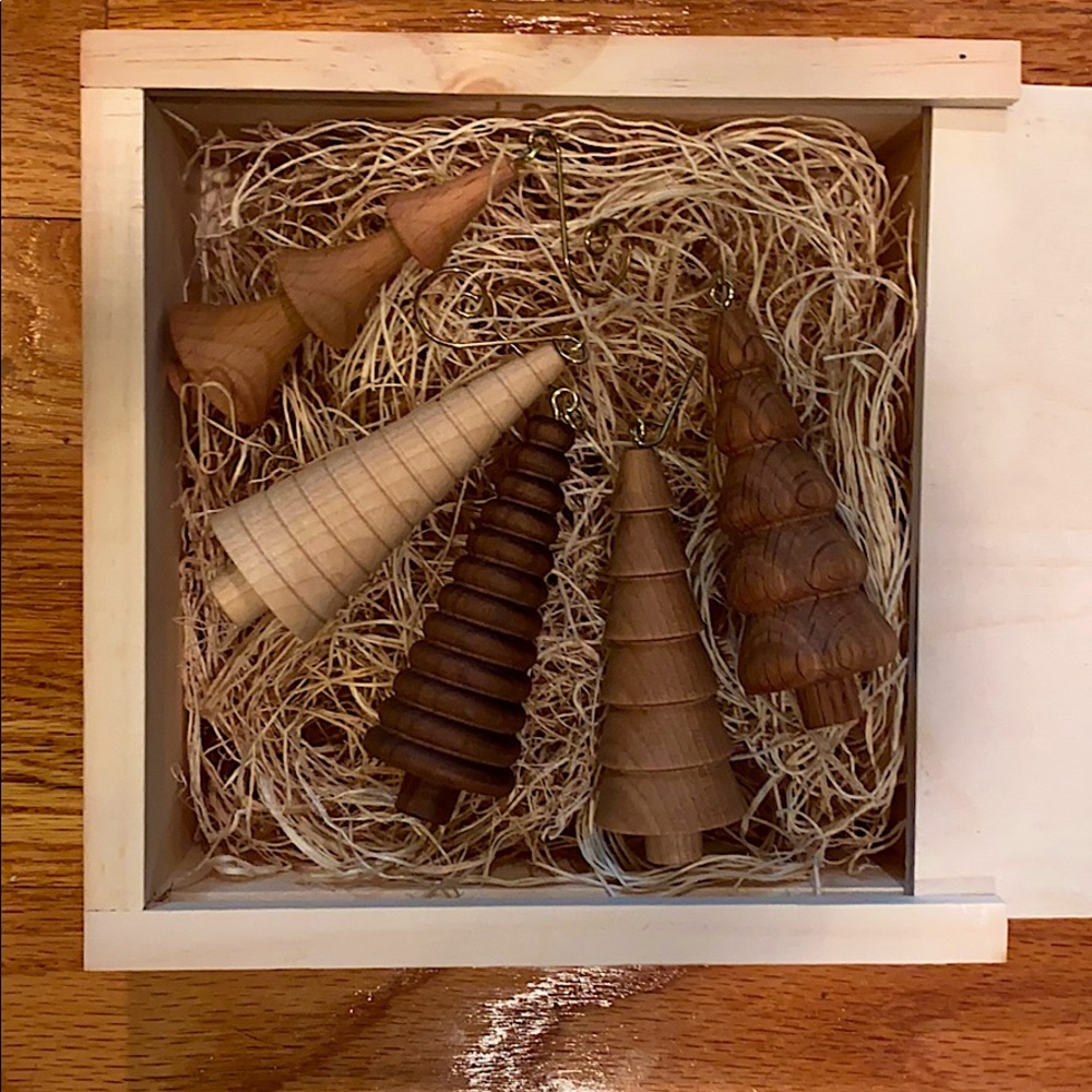 Farmhouse Pottery Crafted Woodland Ornaments
